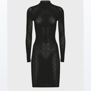 Wolford × Simkhai Warp-Knit Logo Mini Dress